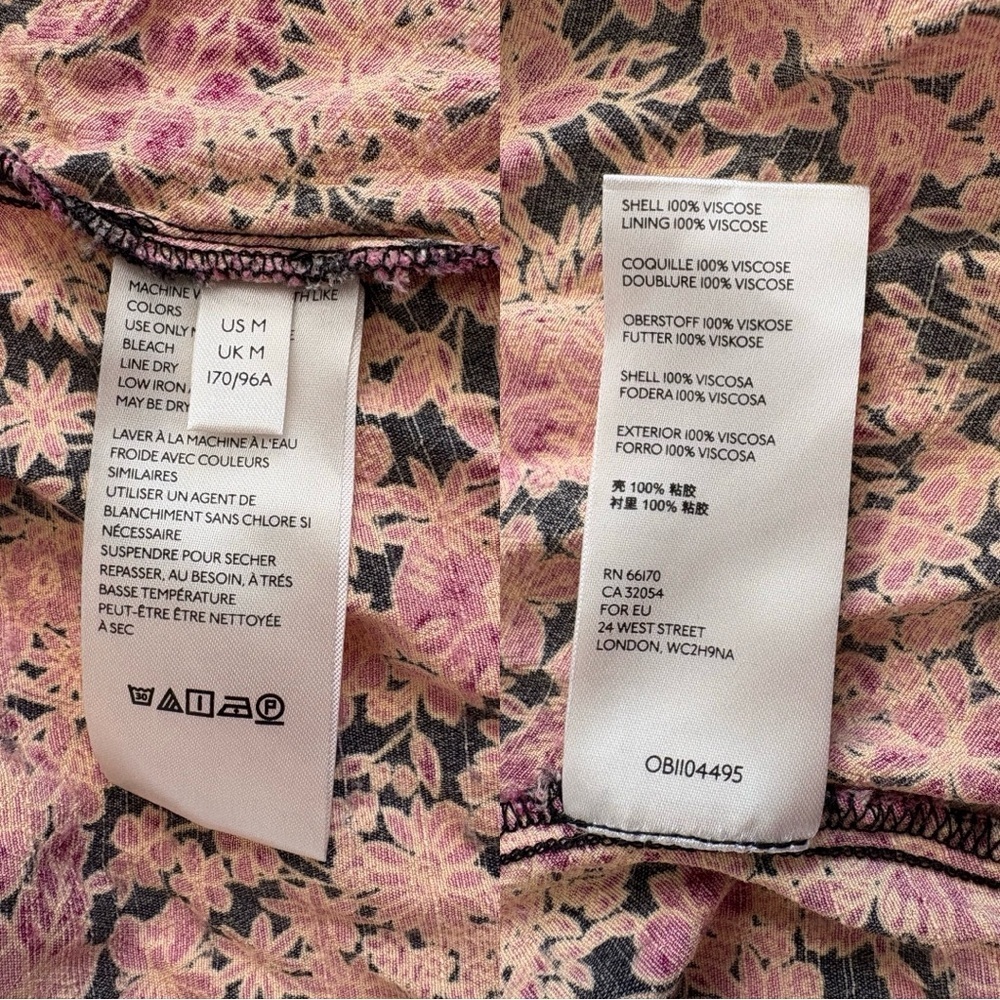 🌸 Free People Bon Voyage Floral Maxi Dress | Black Combo | Size M - Picture 11 of 15